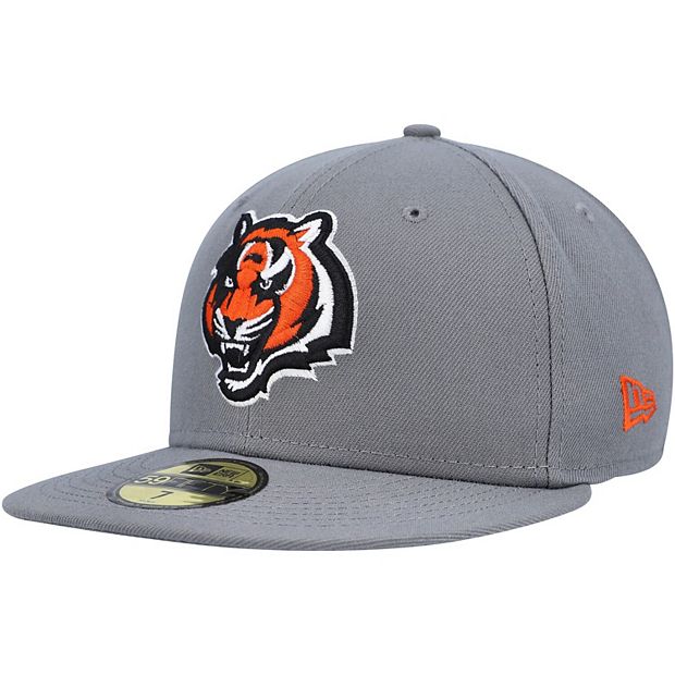 Men's New Era Graphite Cincinnati Bengals Storm II Alternate Logo 59FIFTY  Fitted Hat