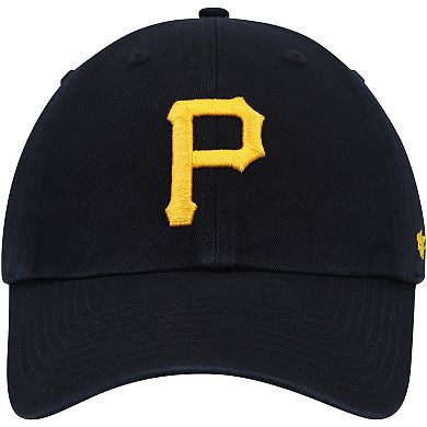 Men's '47 Black Pittsburgh Pirates Clean Up Adjustable Hat