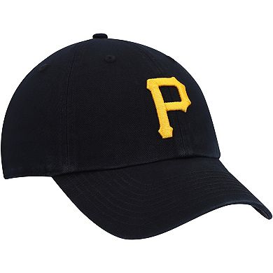 Men's '47 Black Pittsburgh Pirates Clean Up Adjustable Hat