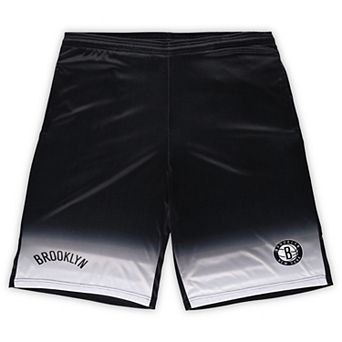 Men's Fanatics Branded Black Brooklyn Nets Big & Tall Fadeaway Shorts
