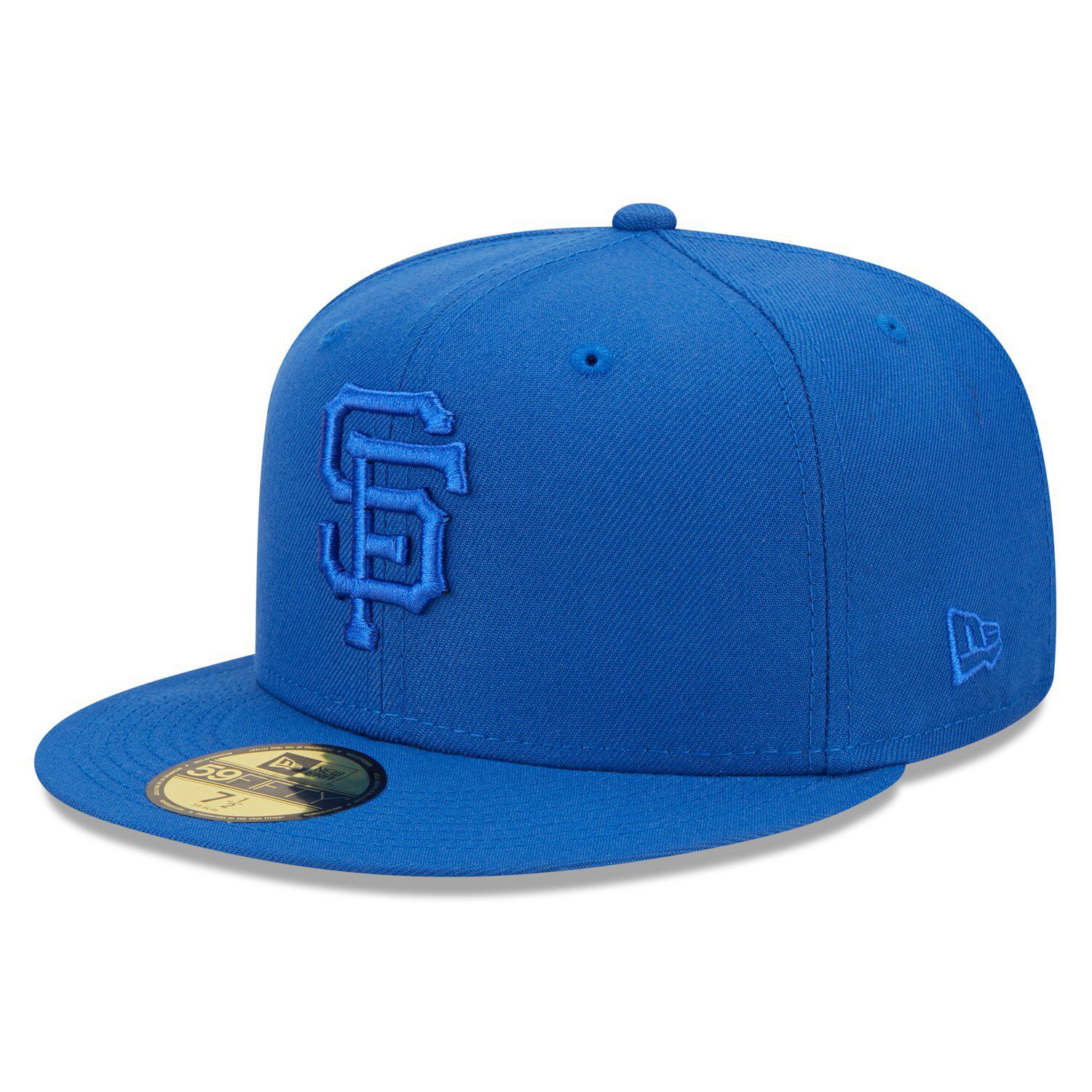 San Francisco Giants New Era Beach Kiss 59FIFTY Fitted Hat - Light Blue/Navy