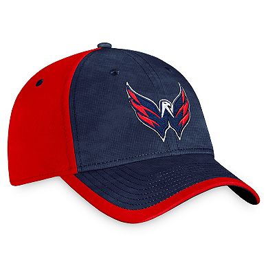 Men's Fanatics Branded Navy/Red Washington Capitals Authentic Pro Rink Camo Flex Hat