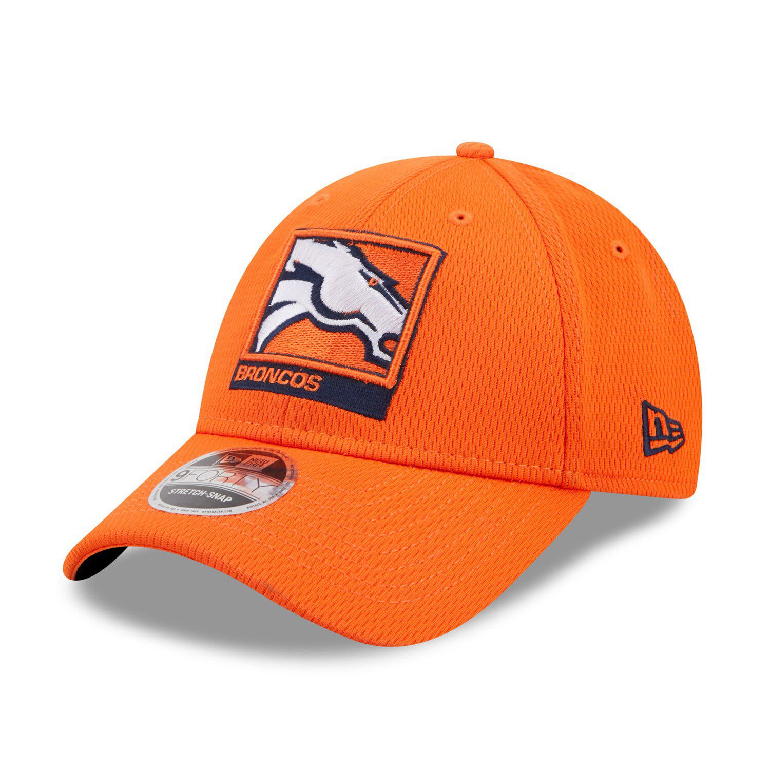 New Era 59Fifty 2023 Draft Denver Broncos Hat - Stone, Orange