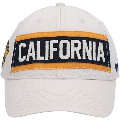 Men's '47 Cream Cal Bears Crossroad MVP Adjustable Hat