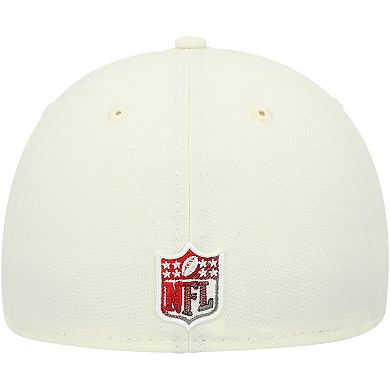 Men's New Era Cream Tampa Bay Buccaneers Chrome Color Dim 59FIFTY Fitted Hat