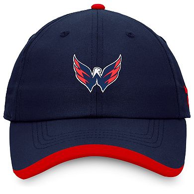 Men's Fanatics Branded Navy Washington Capitals Authentic Pro Rink Pinnacle Adjustable Hat