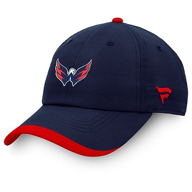 Men's Fanatics Branded Navy Washington Capitals Authentic Pro Rink Pinnacle Adjustable Hat