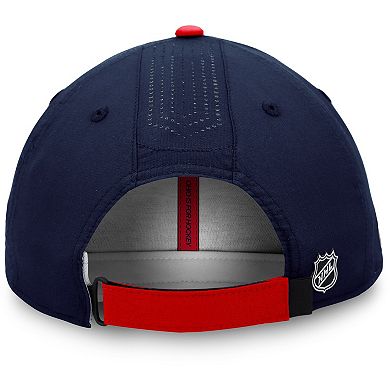 Men's Fanatics Branded Navy Columbus Blue Jackets Authentic Pro Rink Pinnacle Adjustable Hat