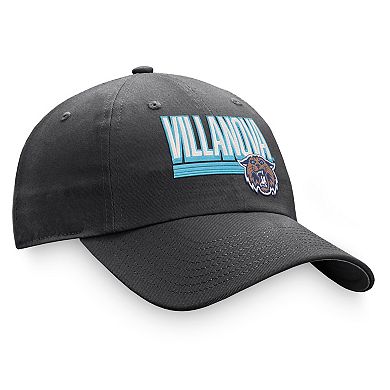 Men's Top of the World Charcoal Villanova Wildcats Slice Adjustable Hat