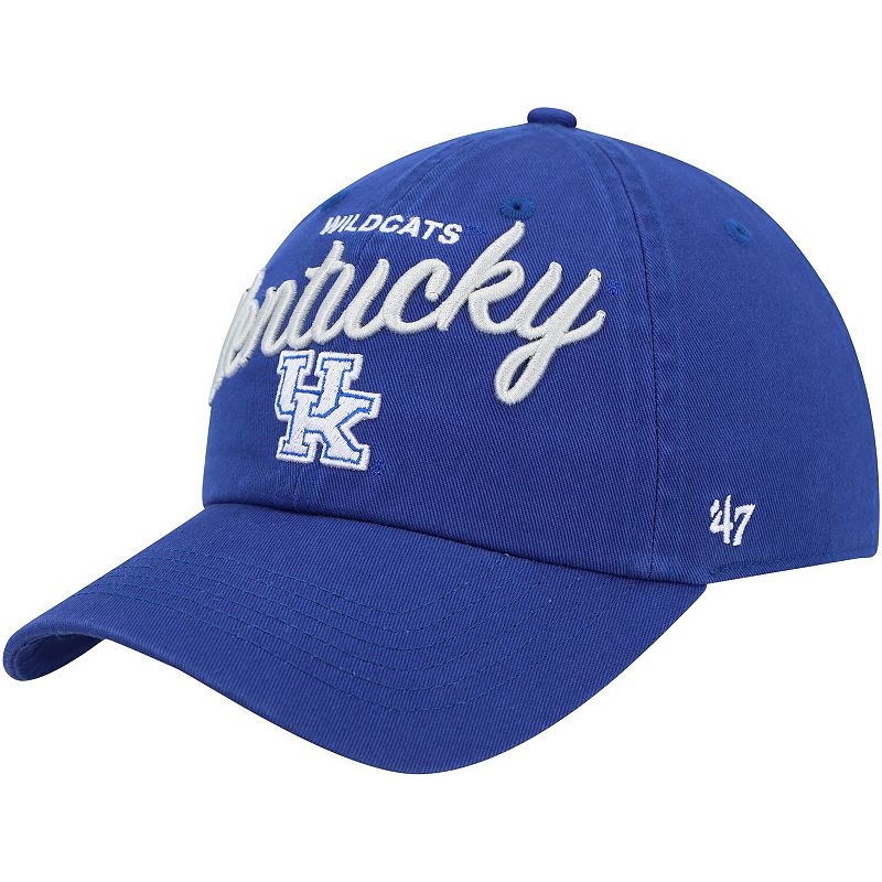 Womens 47 Royal Kentucky Wildcats Phoebe Clean Up Adjustable Hat, Blue