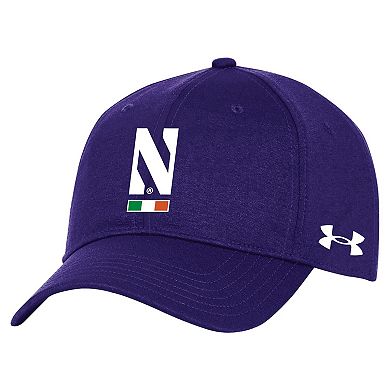 Men's Under Armour Purple Northwestern Wildcats Ireland Adjustable Hat