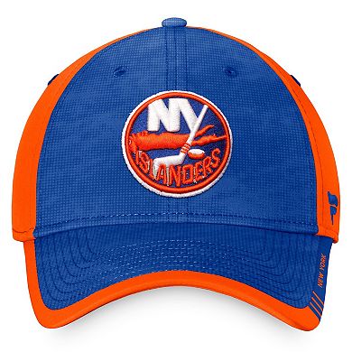 Men's Fanatics Branded Royal/Orange New York Islanders Authentic Pro Rink Camo Flex Hat
