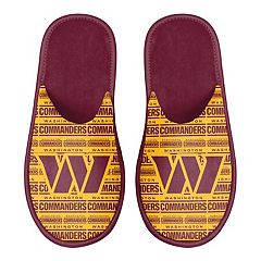 Women's FOCO Washington Commanders Open Back Slippers