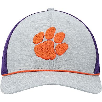 Men's '47 Gray/Purple Clemson Tigers Harbinger Trophy Flex Hat