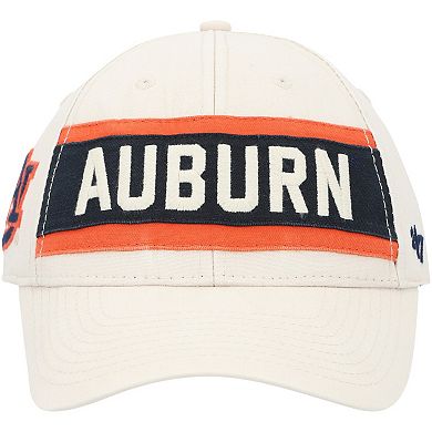 Men's '47 Cream Auburn Tigers Crossroad MVP Adjustable Hat