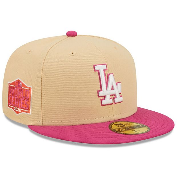 Men's New Era Orange/Pink Los Angeles Dodgers 2020 World Series