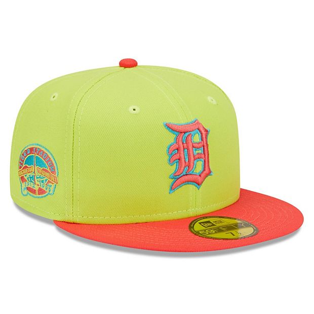 Men's New Era Red Detroit Tigers White Logo 59FIFTY Fitted Hat
