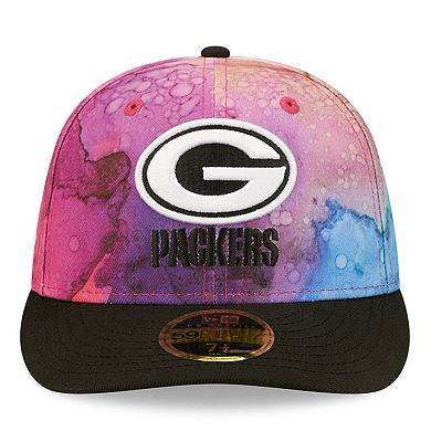 Men's New Era Pink/Black Green Bay Packers 2022 NFL Crucial Catch Low ...