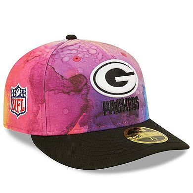 Men's New Era Pink/Black Green Bay Packers 2022 NFL Crucial Catch Low ...