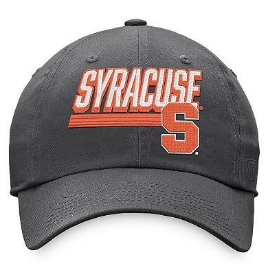 Men's Top of the World Charcoal Syracuse Orange Slice Adjustable Hat