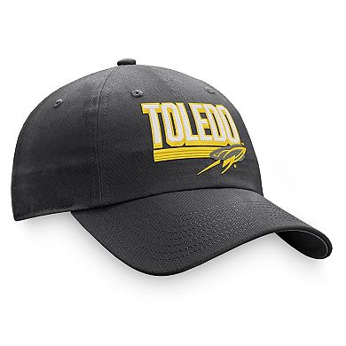 Men's Top of the World Charcoal Toledo Rockets Slice Adjustable Hat