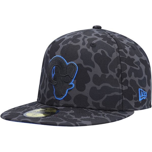 los angeles rams blue and black hat