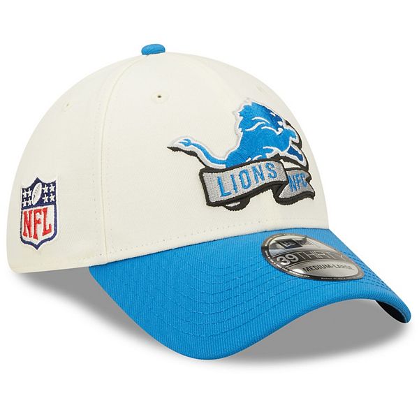 Men's New Era Blue Detroit Lions 2022 Sideline 9TWENTY Historic Adjustable  Hat