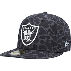 Men's New Era Cream/Black Las Vegas Raiders 2023 Sideline Historic 59FIFTY Fitted Hat