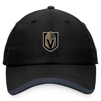 Men's Fanatics Branded Black Vegas Golden Knights Authentic Pro Rink Pinnacle Adjustable Hat