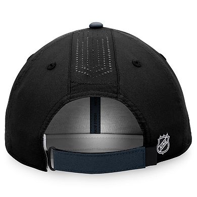 Men's Fanatics Branded Black Vegas Golden Knights Authentic Pro Rink Pinnacle Adjustable Hat