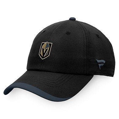 Men's Fanatics Branded Black Vegas Golden Knights Authentic Pro Rink Pinnacle Adjustable Hat