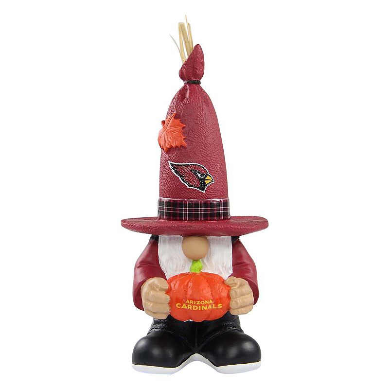FOCO Arizona Cardinals Harvest Straw Gnome, Multicolor