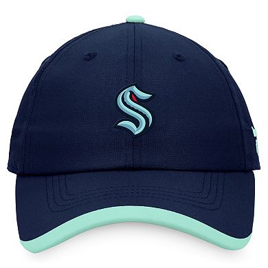 Men's Fanatics Branded Deep Sea Blue Seattle Kraken Authentic Pro Rink Pinnacle Adjustable Hat