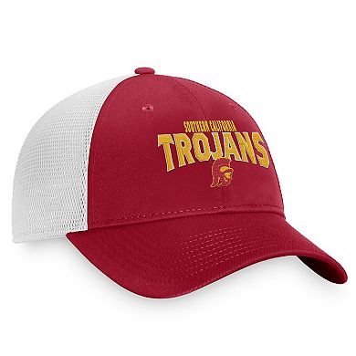 Men's Top of the World Cardinal/White USC Trojans Breakout Trucker Snapback Hat