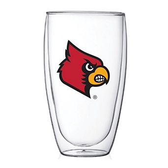 Louisville Cardinals 15oz. Double Wall Thermo Glass