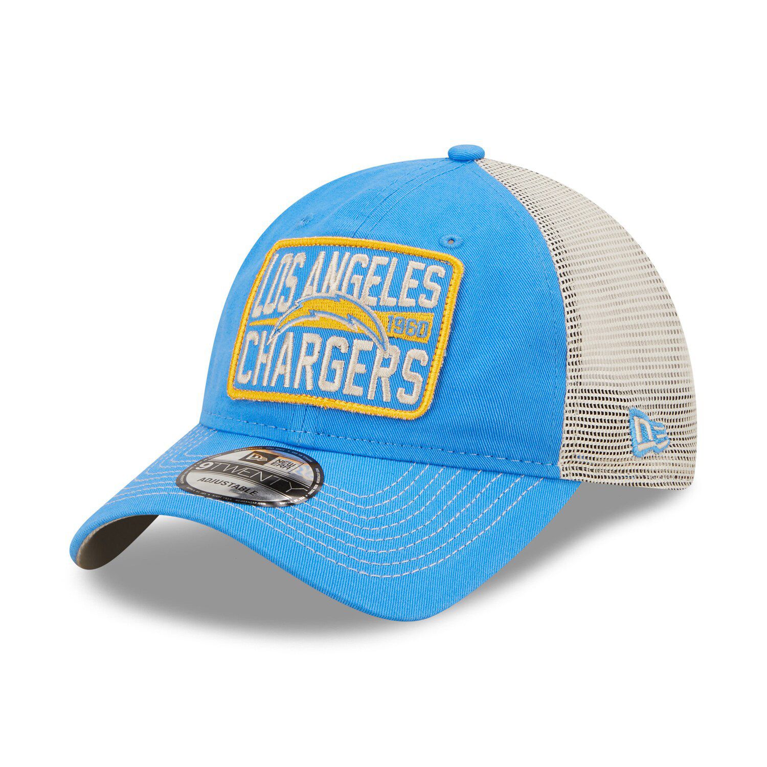 Los Angeles Chargers New Era 2021 NFL Sideline Home 9FORTY Adjustable Hat -  Blue