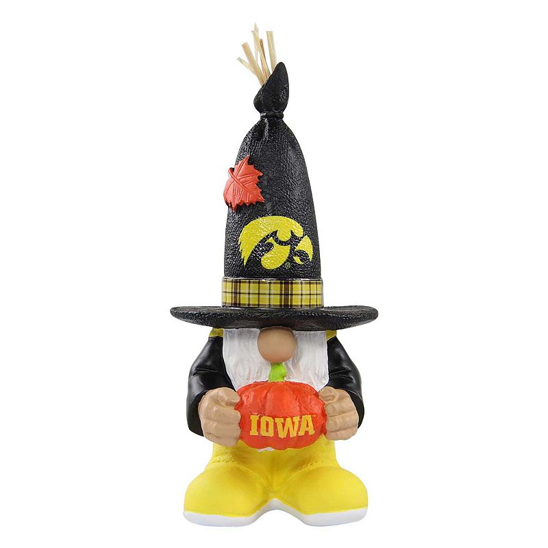 FOCO Iowa Hawkeyes Harvest Straw Gnome, Multicolor