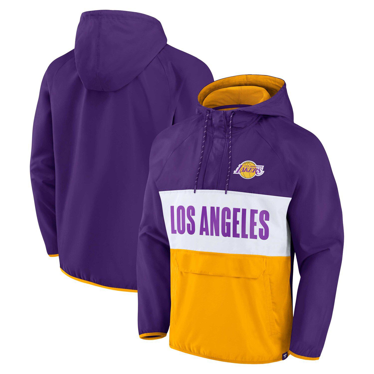 Women's Fanatics Branded Black/Purple Los Angeles Lakers Iconic Flashy Long  Sleeve T-Shirt