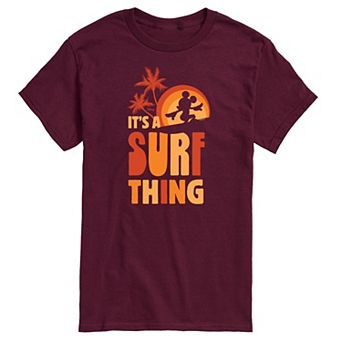 Disney's Mickey Mouse Men's "It's A Surf Thing" Graphic Tee