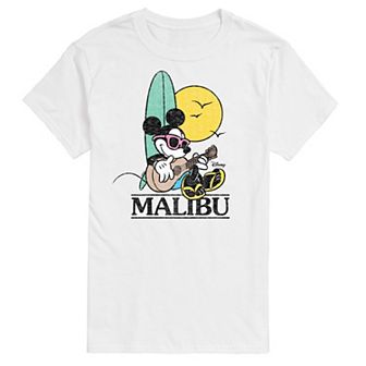 Disney's Mickey Mouse Men's Malibu" Surf Graphic Tee