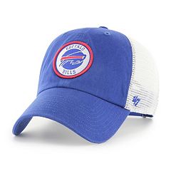 New Era White/Royal Buffalo Bills Gridiron Classics Banger 9FIFTY Trucker Snapback Hat