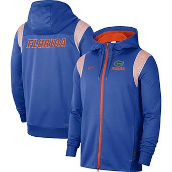 Men's Nike Royal Florida Gators Sideline Lockup Performance Full-Zip Hoodie Jacket