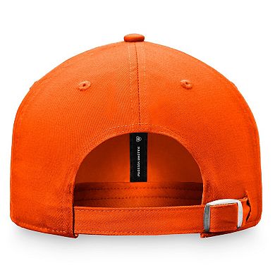 Men's Top of the World Orange Clemson Tigers Slice Adjustable Hat