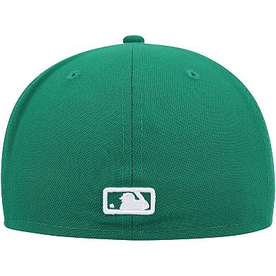 Men's New Era Kelly Green St. Louis Cardinals White Logo 59FIFTY Fitted Hat