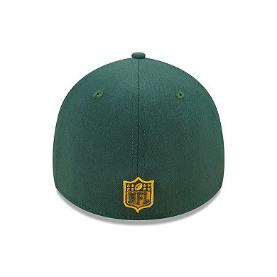 Men's New Era Green/Gold Green Bay Packers Shattered 39THIRTY Flex Hat