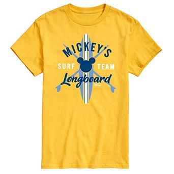 Disney's Mickey Mouse Men's "Mickey's Surf Team Longboard" Graphic Tee