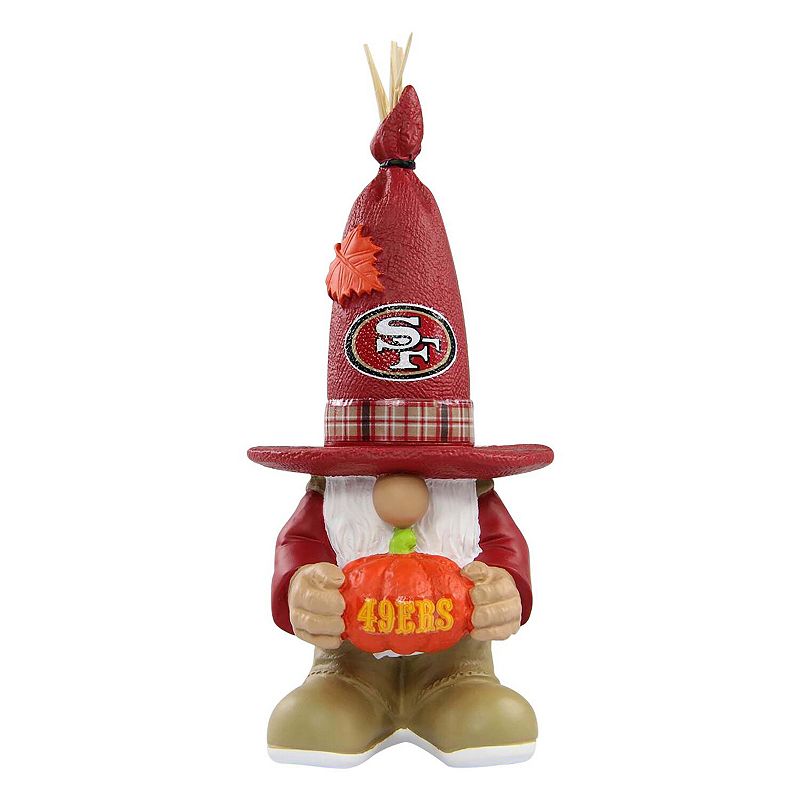FOCO San Francisco 49ers Harvest Straw Gnome, 49R Team