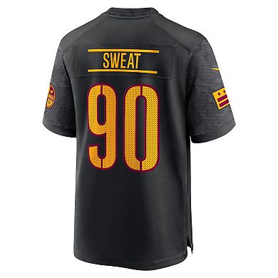 Youth Nike Montez Sweat Black Washington Commanders Game Jersey