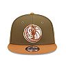 Men's New Era Olive/Brown Dallas Mavericks Two-Tone Color Pack 9FIFTY Snapback Hat