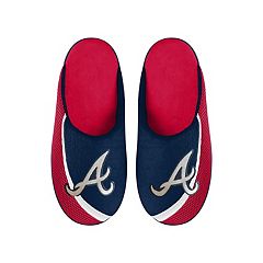 Atlanta Braves MLB Mens Memory Foam Slide Slippers